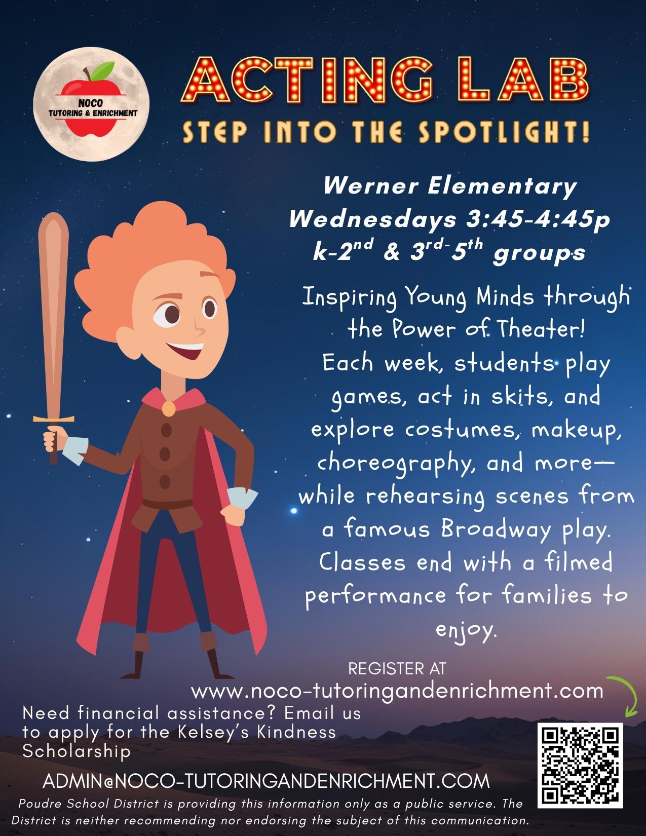 Acting Lab Flyer