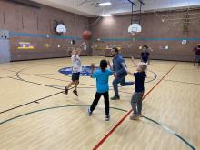 Basketball Experience with teachers